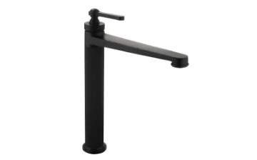 B-040B 35mm matte black single-lever bathroom basin mixer faucet