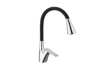 A-056G grifo monomando de cocina SS304 oro cepillado 35mm