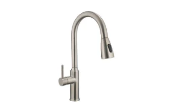 A-056G grifo monomando de cocina SS304 oro cepillado 35mm