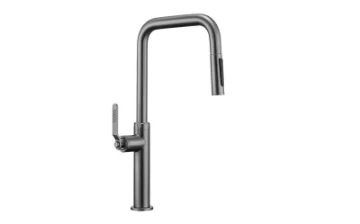 A-056G grifo monomando de cocina SS304 oro cepillado 35mm