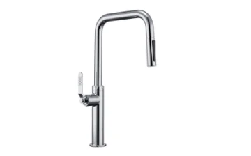 A-056G grifo monomando de cocina SS304 oro cepillado 35mm
