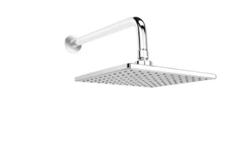 Wall mounted 8 Inch square chrome shower set for bathroom
