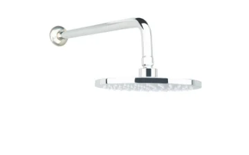 Wall mounted shower set with 8 inch round ABS shower head and SS304 shower arm