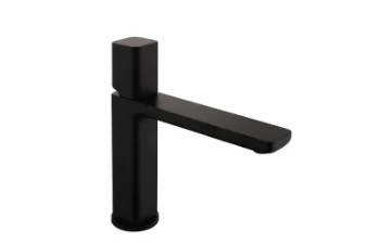 B-046B matte black 35mm single lever bathroom basin mixer faucet