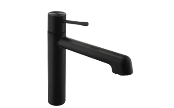 B-047B matte black 35mm single lever bathroom basin mixer faucet