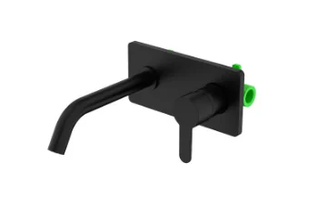 Grifo monomando para baño y ducha de níquel cepillado de latón macizo, recién llegado